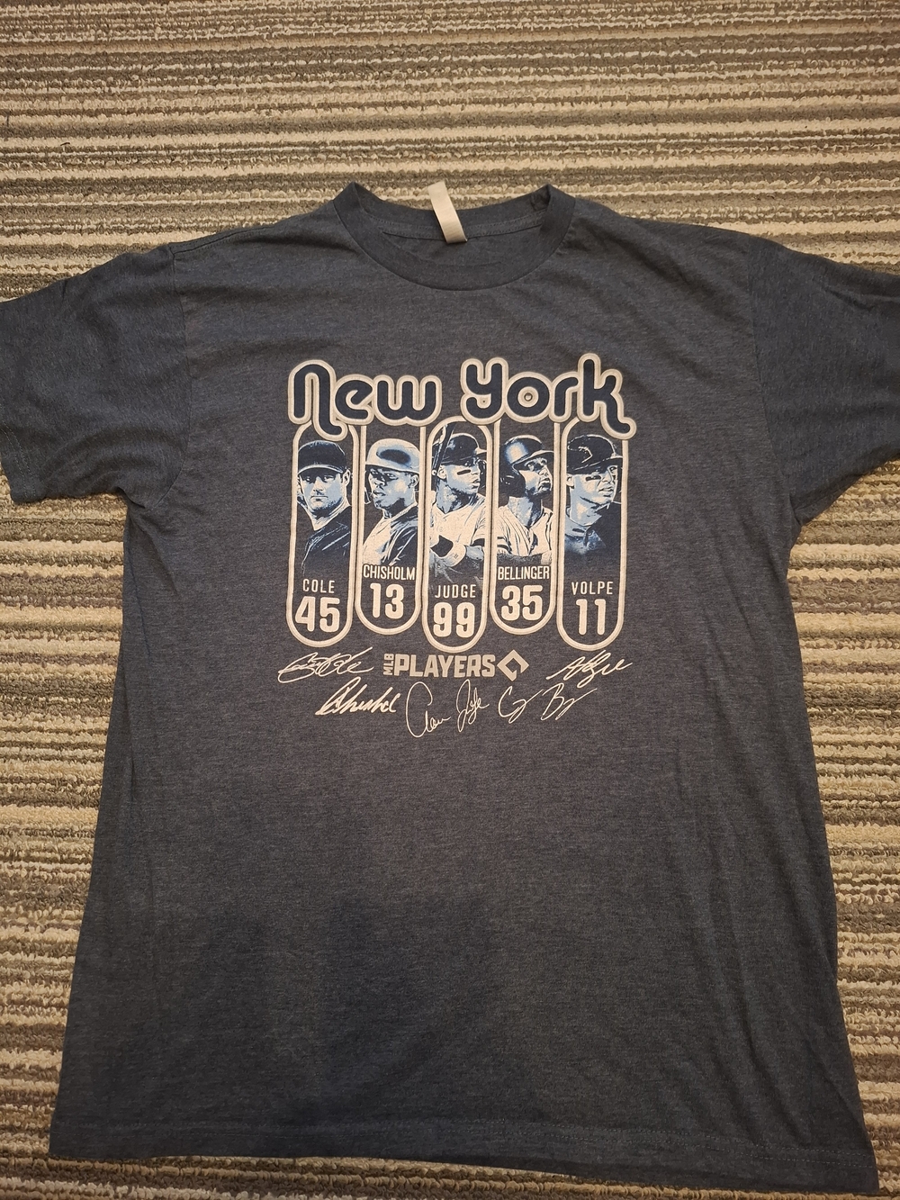 New York Players Graphic Tee - Navy Blue